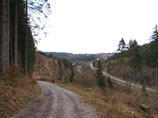 Blick in Richtung Pulvermühle / Gudenhagen.